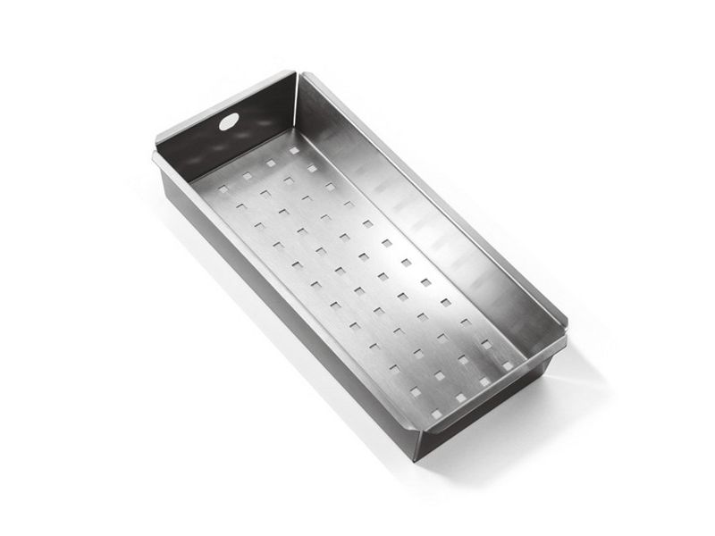 Perforirana Odcejalna posoda - inox
